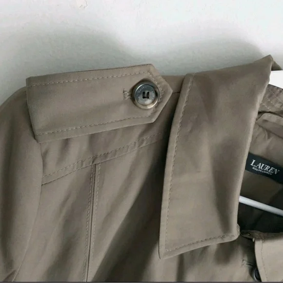 Ralph Lauren Tan Trench Coat - Picture 4 of 9